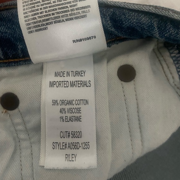 Agolde Riley high rise crop jeans size 25 - Picture 5 of 7